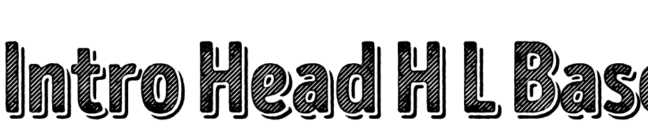 Intro Head H L Base Shade Yazı tipi ücretsiz indir
